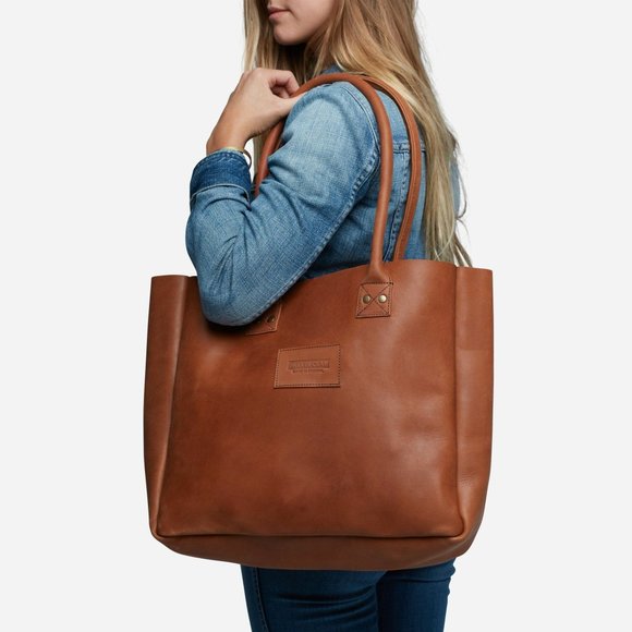 Parker Clay Handbags - Parker Clay | Merkato Signature Tote | Rust